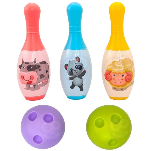 WOOPIE Boulingas vaikams Gyvūnai ir Skaičiai 8 vnt. 2