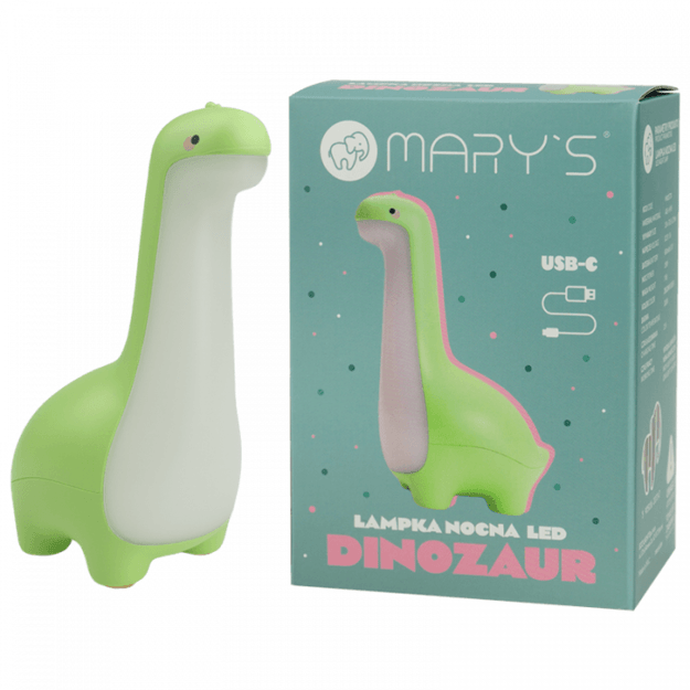 Mary’s LED naktinė lempa „Dinozauras“ – žalia 7