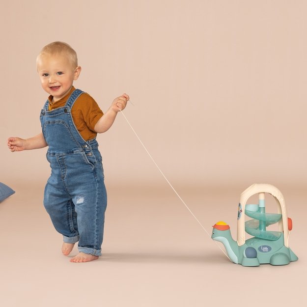 SMOBY LITTLE Vėžliukas su kamuoliukų trasa, traukiamas, nuo 12 mėn.