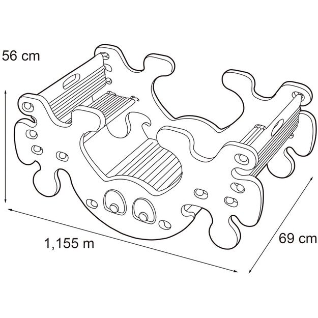 FEBER 2 viename didelis pikniko stalas – supynė 5