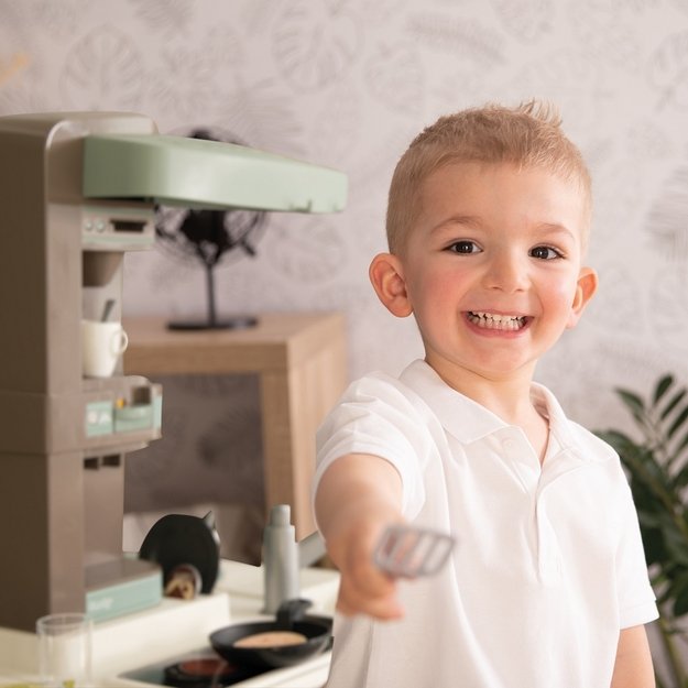 SMOBY Mini Tefal Studio Bubble XL virtuvėlė + 34 priedai 2