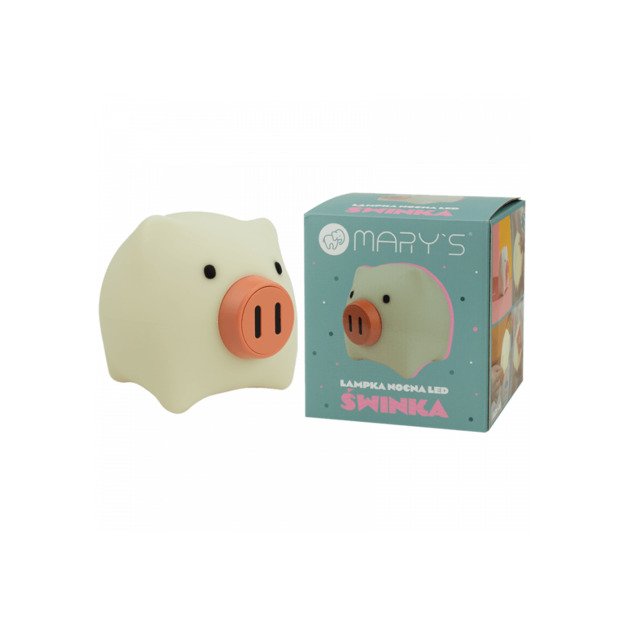 Mary’s LED naktinė lempa „Paršelis“ – balta 3