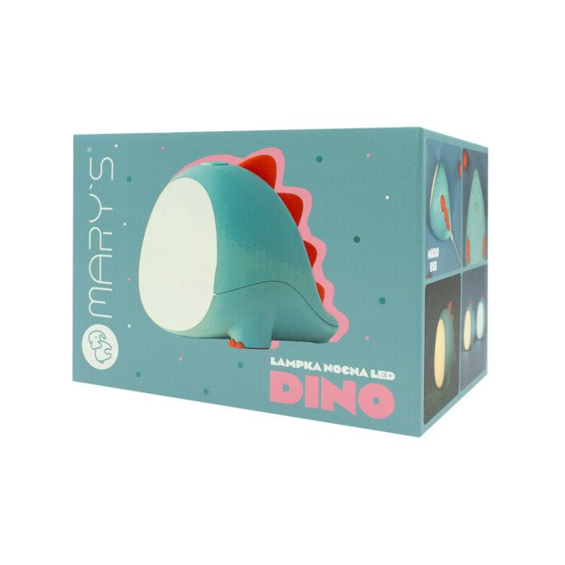 MARY'S Dino LED naktinė lempa, žalia 4