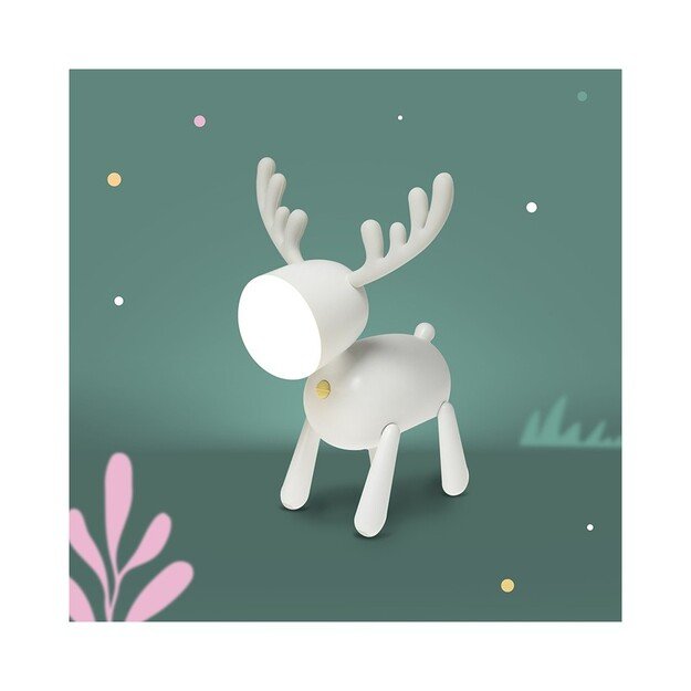 Mary’s LED naktinė lempa „Elnias“ – balta spalva