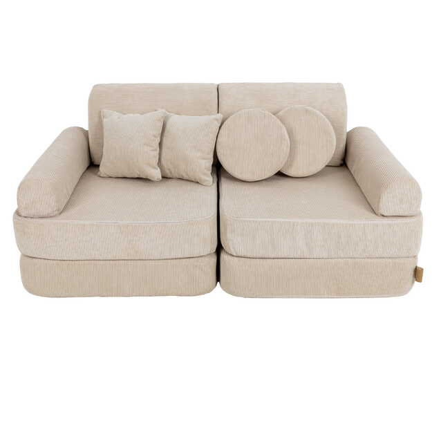 Vaikiška Modulinė Sofa Pocket plus slimcord - ekru