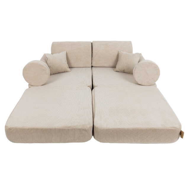 Vaikiška Modulinė Sofa Pocket plus slimcord - ekru