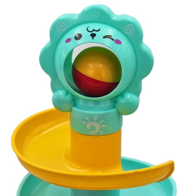 WOOPIE BABY kamuoliukų trasa – spiralinis bokštas + 2 kamuoliukai