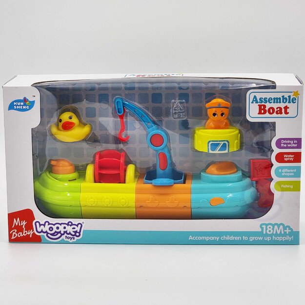 WOOPIE BABY Vandens žaislas maudynėms „Laivas“ 11