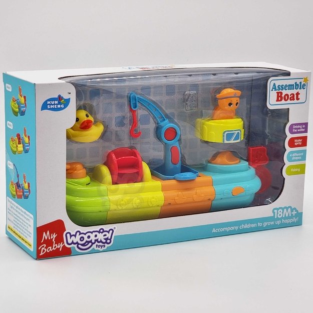 WOOPIE BABY Vandens žaislas maudynėms „Laivas“ 12