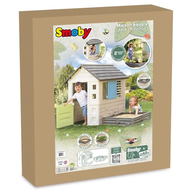 Smoby lauko namelis su smėlio dėže/lysve 8