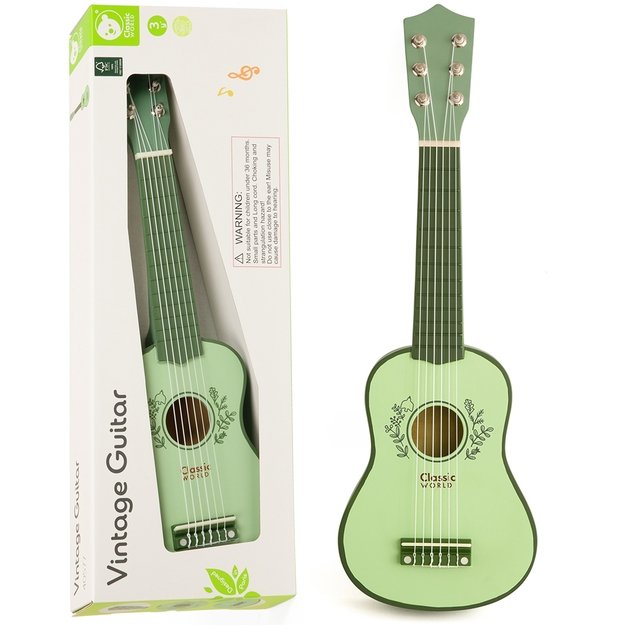 CLASSIC WORLD Medinė Vintage Gitara