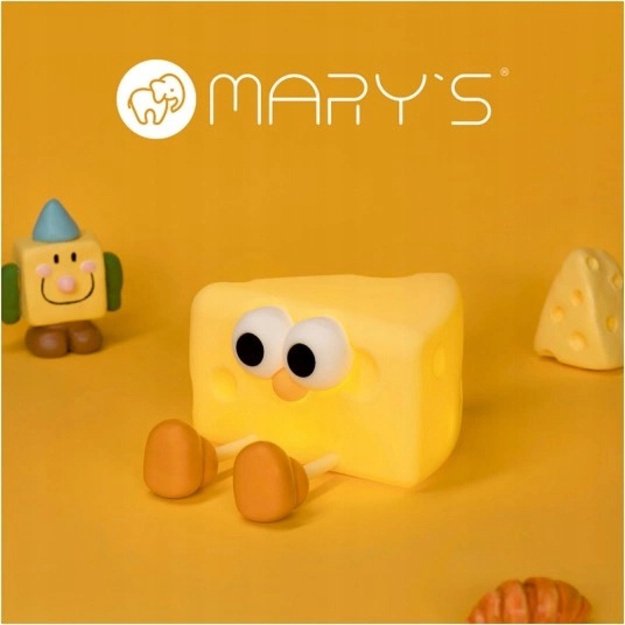 MARY'S LED naktinė lempa „Sūris“