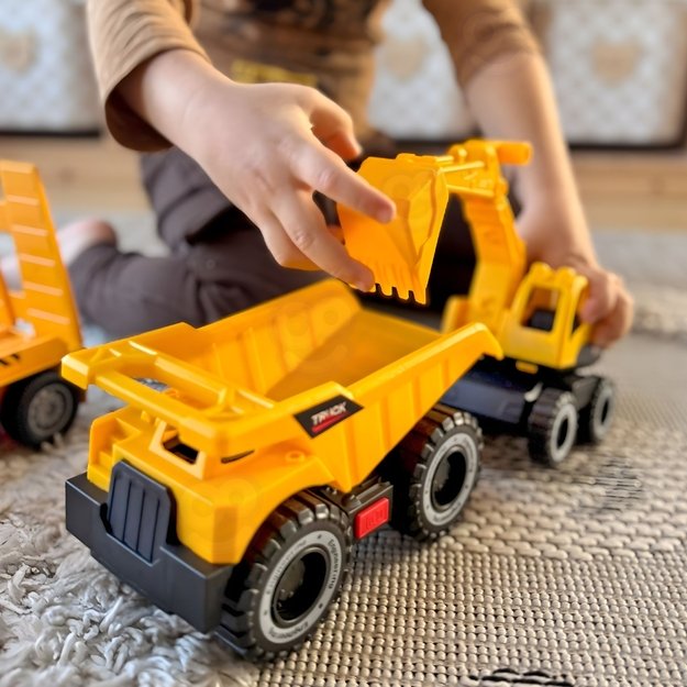 WOOPIE Tralas (autovežis) su statybine technika (transportavimo sunkvežimis su transporto priemonėmis) 9