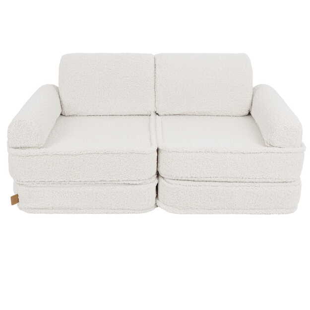 Vaikiška Modulinė Sofa Pocket plus - teddy pieno baltumo/kreminė