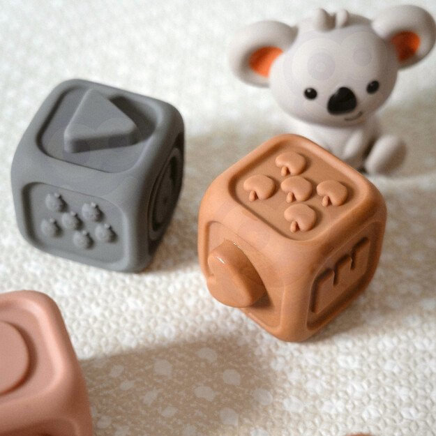 Edukacinė sensorinė piramidė su skaičiais – 2in1 6