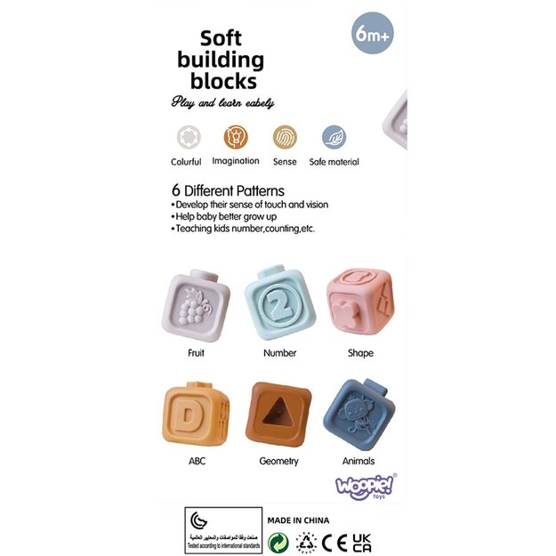 Edukacinė sensorinė piramidė su skaičiais – 2in1
