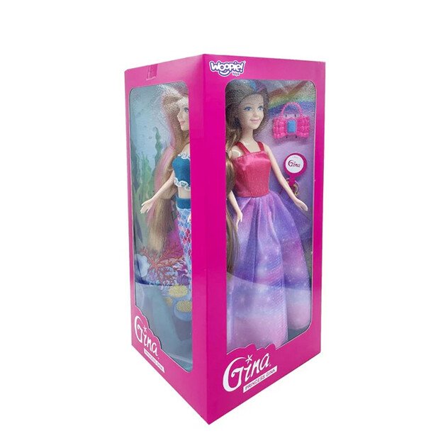 WOOPIE – 4 magiškų princesių rinkinys: 4 viename lėlių dėžutė su priedais 16