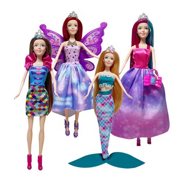 WOOPIE – 4 magiškų princesių rinkinys: 4 viename lėlių dėžutė su priedais 13