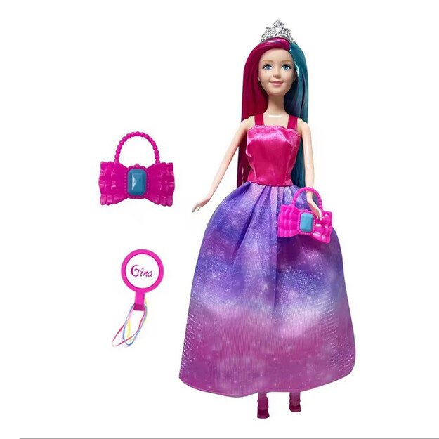 WOOPIE – 4 magiškų princesių rinkinys: 4 viename lėlių dėžutė su priedais 12