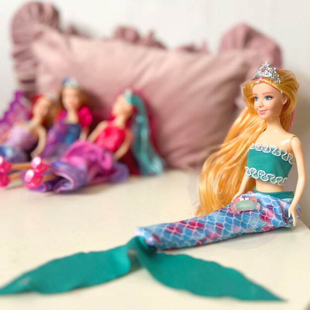 WOOPIE – 4 magiškų princesių rinkinys: 4 viename lėlių dėžutė su priedais 4