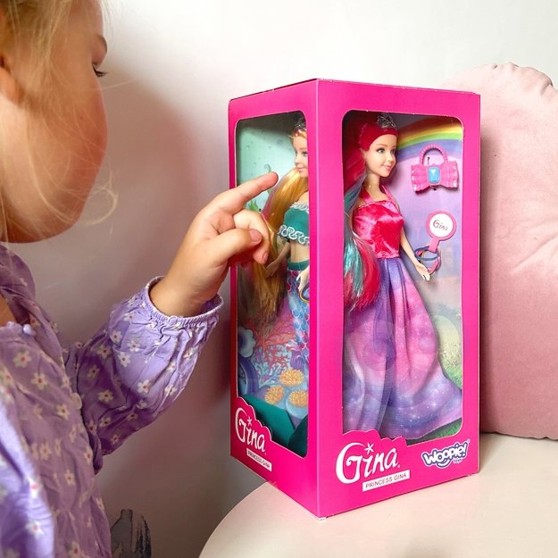 WOOPIE – 4 magiškų princesių rinkinys: 4 viename lėlių dėžutė su priedais 7