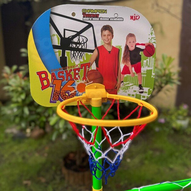 WOOPIE 2 viename rinkinys – krepšinio lankas ir futbolo vartai + kamuoliai 3