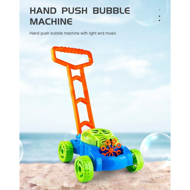 Vaikiška muilo burbulų žoliapjovė su garsais 7