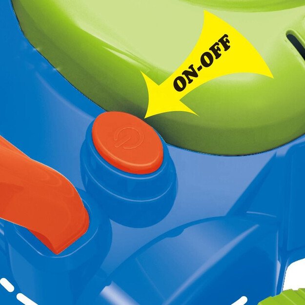 Vaikiška muilo burbulų žoliapjovė su garsais 8