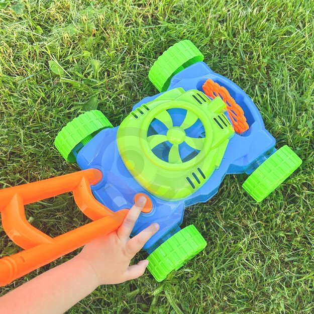 Vaikiška muilo burbulų žoliapjovė su garsais 4