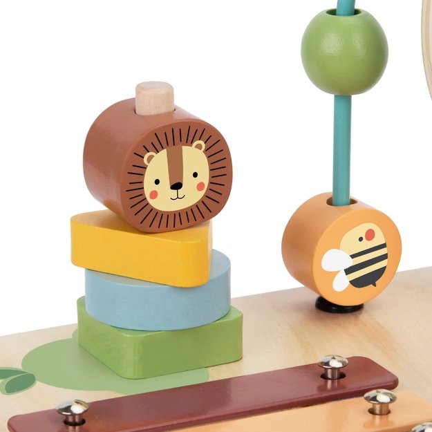 WOOPIE GREEN medinis edukacinis staliukas 5in1  11