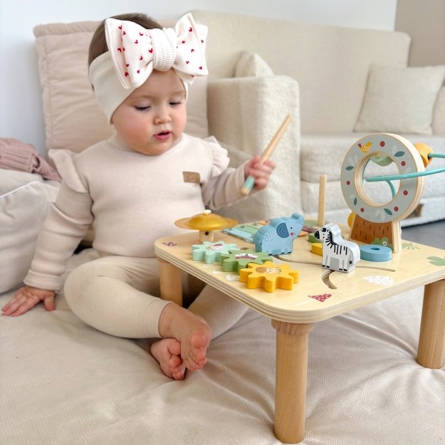 WOOPIE GREEN medinis edukacinis staliukas 5in1  5