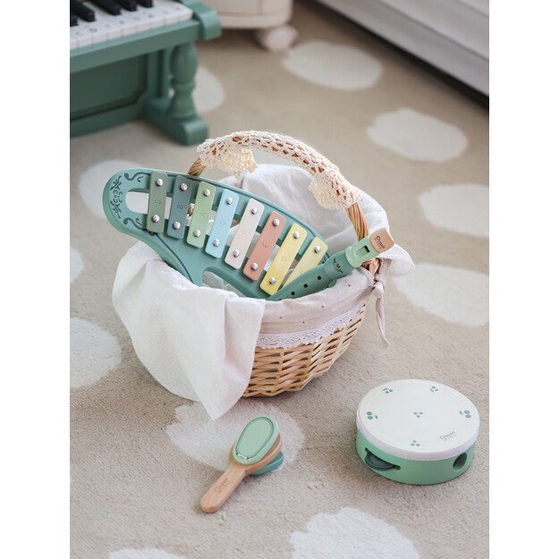 CLASSIC WORLD Medinių Vintage Muzikos Instrumentų Rinkinys 5