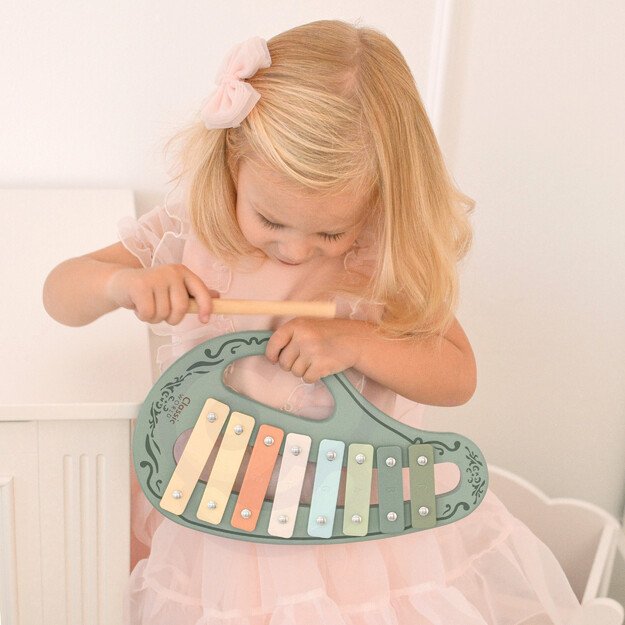 CLASSIC WORLD Medinių Vintage Muzikos Instrumentų Rinkinys 4