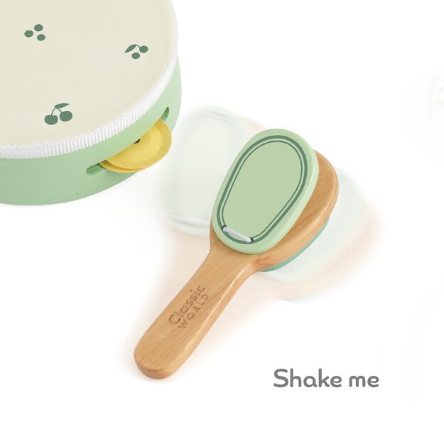 CLASSIC WORLD Medinių Vintage Muzikos Instrumentų Rinkinys 11