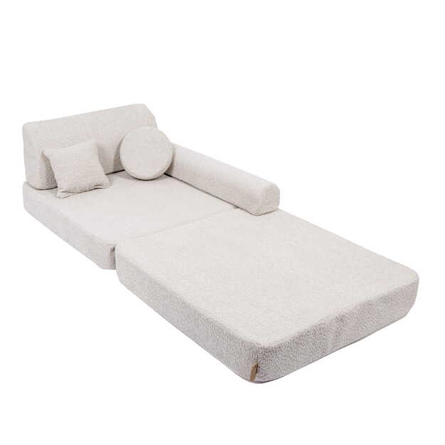 Vaikiška Modulinė Sofa Boucle - šampaninė ekru