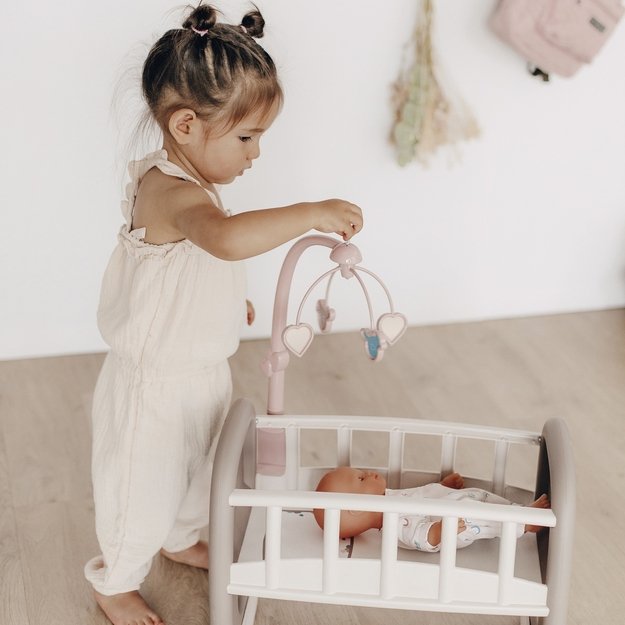 SMOBY Baby Nurse – lėlių lopšys su karusele 7