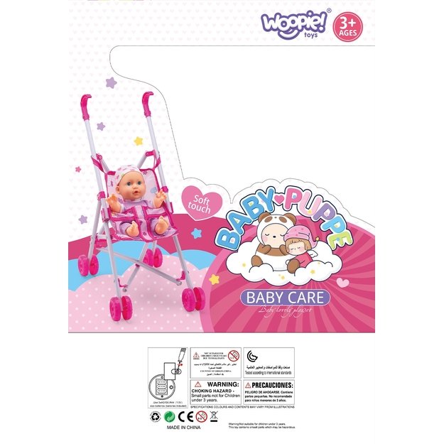 WOOPIE ROYAL – pirmoji kūdikio lėlė su vežimėliu, auklės ir maitinimo rinkinys 6