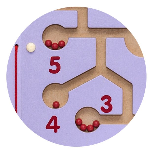 VIGA medinė sensorinė–manipuliacinė lenta „Hipopotamas“ FSC Montessori 4