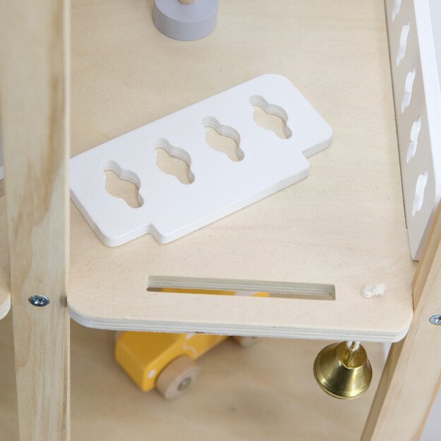 VIGA Medinis Lėlių Namas su Lėlytėmis ir Priedais 2