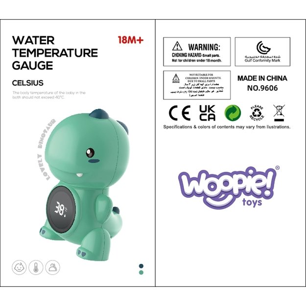 WOOPIE BABY Vandens temperatūros matuoklis (termometras) antroje formoje – antytė 4
