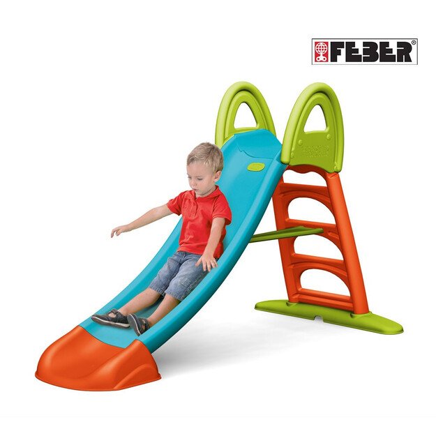 FEBER didelė lauko čiuožykla su vandens slydimu, 190 cm 1