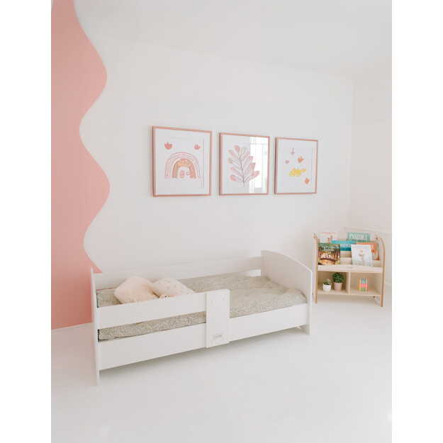 Montessori LUNA vaikiška lova (baltos spalvos) 1