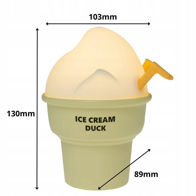 Mary’s LED naktinė lempa „Ice-Duck“ 4